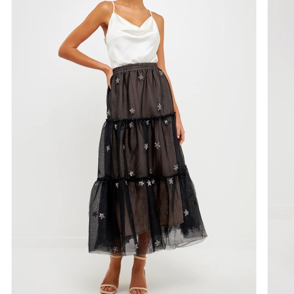 Endless Rose Tulle Maxi Skirt